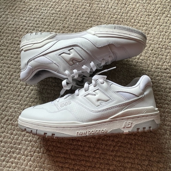 New Balance 550 New White Sneakers Size 12 Men’s - Picture 4 of 5